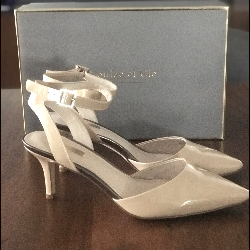 French designer patent leather heels